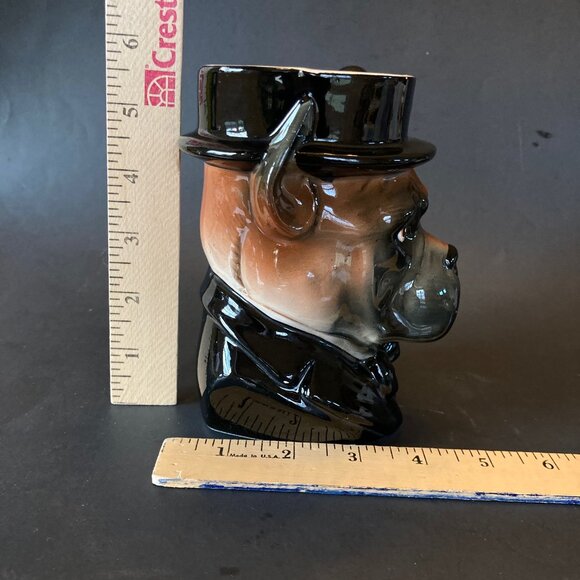 VTG Quon Quon Figural Animal 16oz Mug Boxer Dog Novelty Barware 80s Collectible - Picture 16 of 17